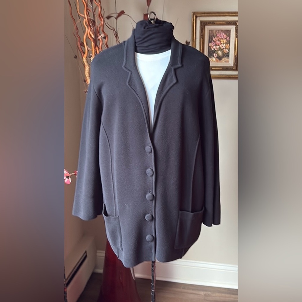 NWOT! Grace Element Black Knit Cardigan | 2X